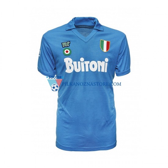 Napoli 1987 1988 Retro Koszulka Męska Domowy Krótkie Rękawy