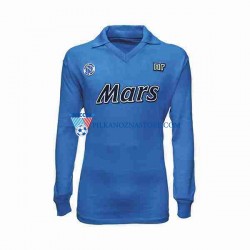 Napoli 1989 1990 Retro Koszulka Męska Domowy Długie Rękawy