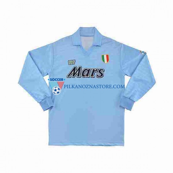 Napoli 1990 1991 Retro Koszulka Męska Domowy Długie Rękawy