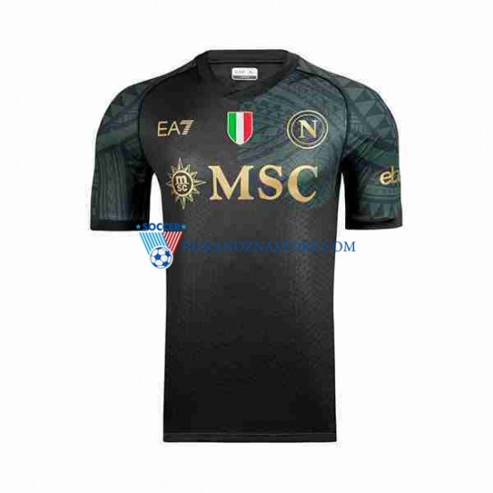 Napoli Koszulka Męska Trzeci 2023-2024 Krótkie Rękawy