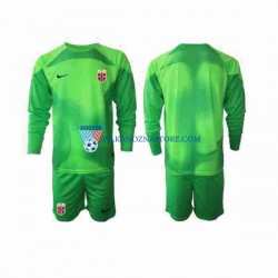 Strój Bramkarski Norwegia dla Dzieci Koszulka Domowy 2022 Długie Rękawy