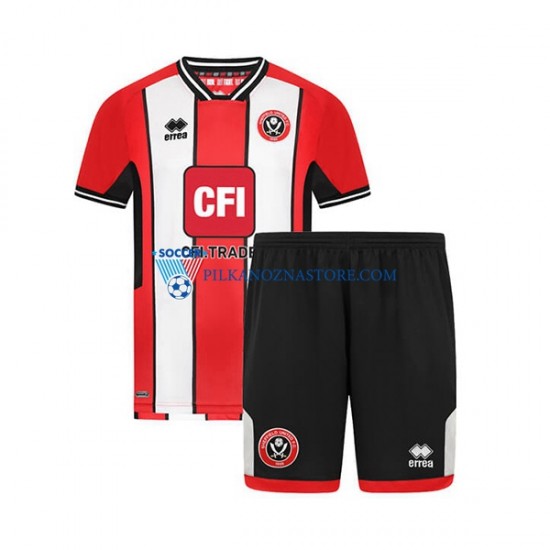 Sheffield United dla Dzieci Koszulka Domowy 2023-2024 Krótkie Rękawy