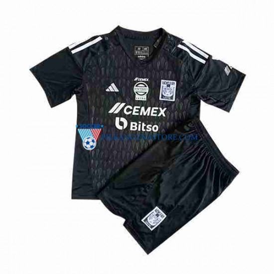Strój Bramkarski Tigres UANL dla Dzieci Koszulka Wyjazdowy 2023-2024 Krótkie Rękawy