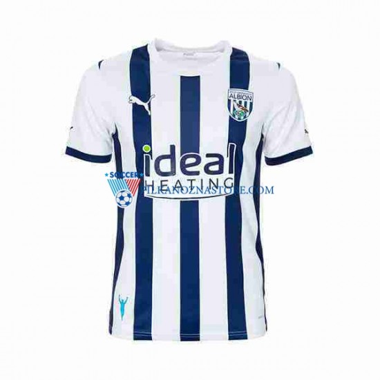 West Bromwich Albion Koszulka Męska Domowy 2023-2024 Krótkie Rękawy
