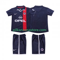 AC Milan dla Dzieci 2001 Retro Koszulka Domowy 2002 Krótkie Rękawy