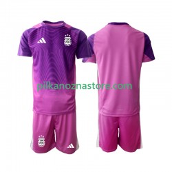 Strój Bramkarski Argentyna dla Dzieci Koszulka Domowy 2025 Krótkie Rękawy