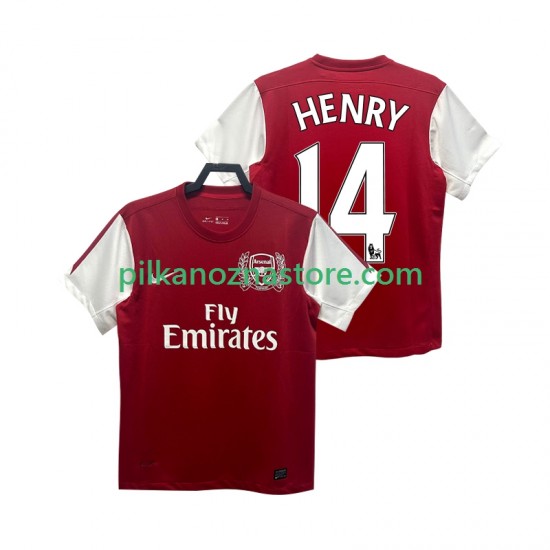 Arsenal HENRY 14 2012 Retro Koszulka Męska Domowy 2011 Krótkie Rękawy
