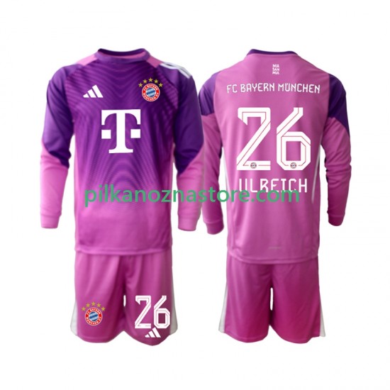 Strój Bramkarski Bayern Monachium dla Dzieci Sven Ulreich 26 Koszulka Czwarty 2025-2026 Długie Rękawy