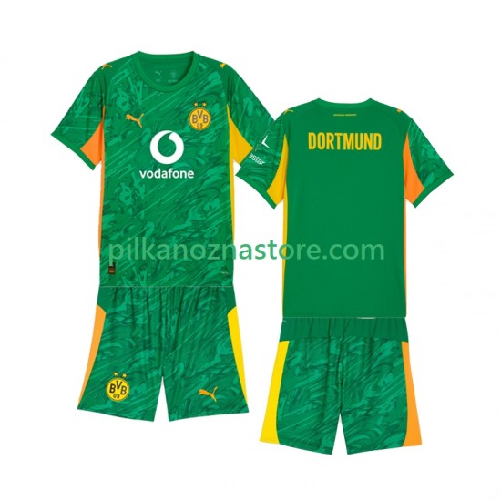 Strój Bramkarski Borussia Dortmund dla Dzieci Koszulka Domowy 2025-2026 Krótkie Rękawy