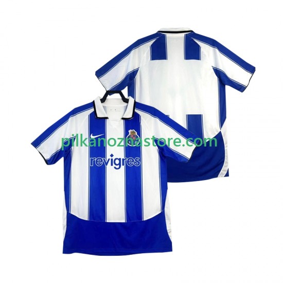 FC Porto 2003 Retro Koszulka Męska Domowy 2004 Krótkie Rękawy