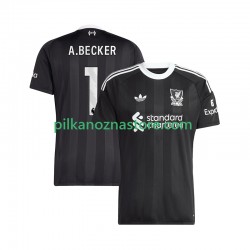 Strój Bramkarski Liverpool Alisson Becker 1 Koszulka Męska Czwarty 2025-2026 Krótkie Rękawy