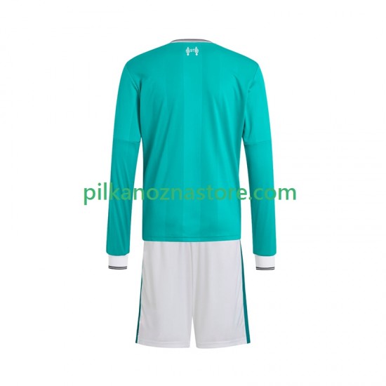 Liverpool dla Dzieci Koszulka Trzeci 2025-2026 Długie Rękawy