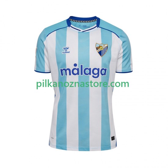 Málaga CF Koszulka Męska Domowy 2025-2026 Krótkie Rękawy