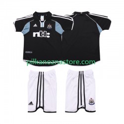 Newcastle United dla Dzieci 2000 2001 Retro Koszulka Wyjazdowy Krótkie Rękawy