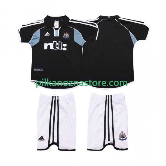 Newcastle United dla Dzieci 2000 2001 Retro Koszulka Wyjazdowy Krótkie Rękawy
