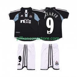 Newcastle United dla Dzieci SHEARER 9 2000 2001 Retro Koszulka Wyjazdowy Krótkie Rękawy