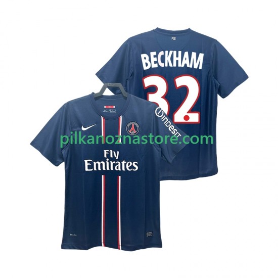Paris Saint-Germain BECKHAM 32 2012 2013 Retro Koszulka Męska Domowy Krótkie Rękawy