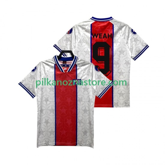 Paris Saint-Germain WEAH 9 1995 Retro Koszulka Męska Wyjazdowy 1994 Krótkie Rękawy