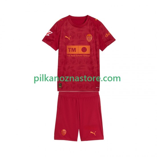 Valencia CF dla Dzieci Koszulka Wyjazdowy 2025-2026 Krótkie Rękawy