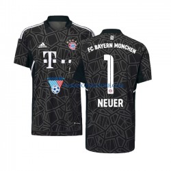 Strój Bramkarski Bayern Monachium Manuel Neuer 1 Koszulka Męska Wyjazdowy 2022-2023 Krótkie Rękawy