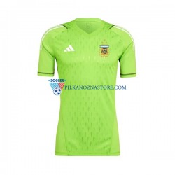 Strój Bramkarski Argentyna Koszulka Męska Domowy MŚ 2022 Krótkie Rękawy