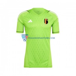 Strój Bramkarski Belgia Koszulka Męska Domowy 2021-2022 Krótkie Rękawy