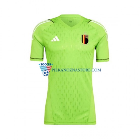 Strój Bramkarski Belgia Koszulka Męska Domowy 2021-2022 Krótkie Rękawy