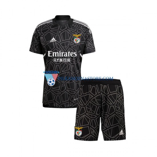 Strój Bramkarski Benfica dla Dzieci Koszulka Wyjazdowy 2022-2023 Krótkie Rękawy