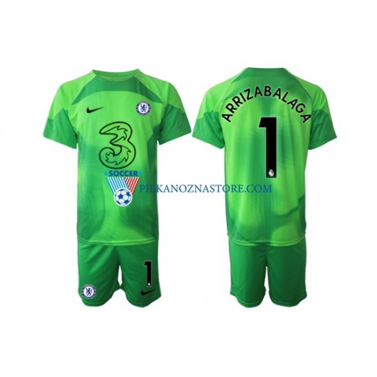 Strój Bramkarski Chelsea dla Dzieci Kepa Arrizabalaga 1 Koszulka Trzeci 2022-2023 Krótkie Rękawy