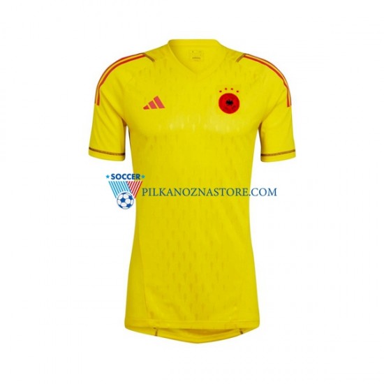 Strój Bramkarski Niemcy Koszulka Męska Wyjazdowy MŚ 2022 Krótkie Rękawy
