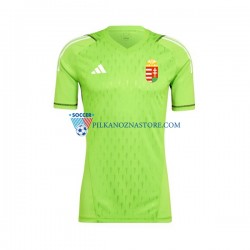 Strój Bramkarski Węgry Koszulka Męska Domowy 2022 Krótkie Rękawy