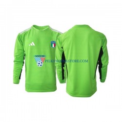 Strój Bramkarski Włochy Koszulka Męska Domowy 2023 Długie Rękawy