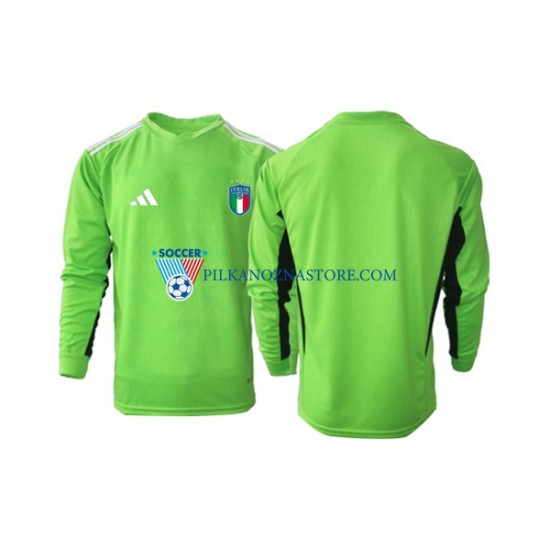 Strój Bramkarski Włochy Koszulka Męska Domowy 2023 Długie Rękawy
