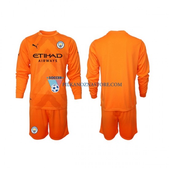 Strój Bramkarski Manchester City dla Dzieci Koszulka Trzeci 2022-2023 Długie Rękawy