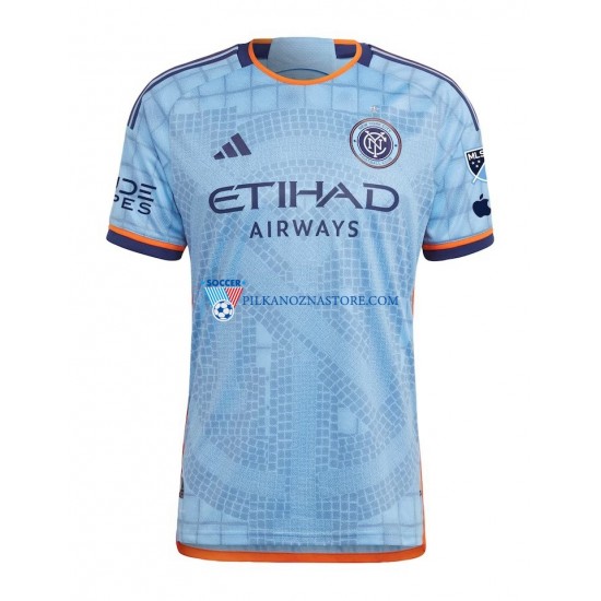 New York City FC Koszulka Męska Domowy 2023-2024 Krótkie Rękawy