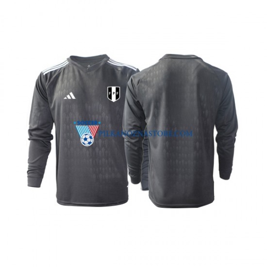 Strój Bramkarski Peru Koszulka Męska Domowy 2023 Długie Rękawy