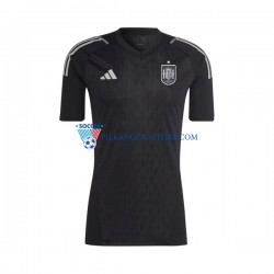 Strój Bramkarski Hiszpania Koszulka Męska Domowy 2022 Krótkie Rękawy