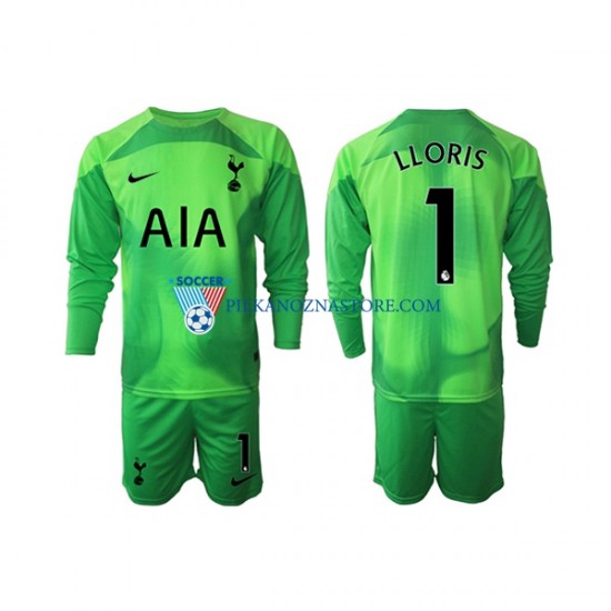Strój Bramkarski Tottenham Hotspur dla Dzieci Hugo Lloris 1 Koszulka Wyjazdowy 2022-2023 Długie Rękawy