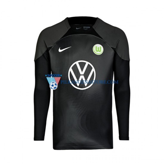 Strój Bramkarski VfL Wolfsburg Koszulka Męska Domowy 2022-2023 Długie Rękawy