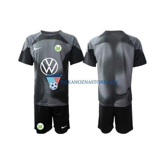 Strój Bramkarski VfL Wolfsburg dla Dzieci Koszulka Domowy 2022-2023 Krótkie Rękawy
