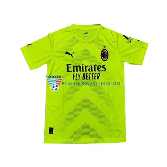 Strój Bramkarski AC Milan Koszulka Męska Domowy 2022-2023 Krótkie Rękawy