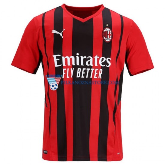 AC Milan Koszulka Męska Domowy 2021-2022 Krótkie Rękawy