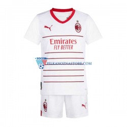 AC Milan dla Dzieci Koszulka Wyjazdowy 2022-2023 Krótkie Rękawy