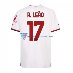 AC Milan Rafael Leao 17 Koszulka Męska Wyjazdowy 2022-2023 Krótkie Rękawy