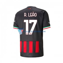 AC Milan Rafael Leao 17 Koszulka Męska Domowy 2022-2023 Krótkie Rękawy