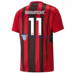 AC Milan Ibrahimović Zlatan 11 Koszulka Męska Domowy 2021-2022 Krótkie Rękawy