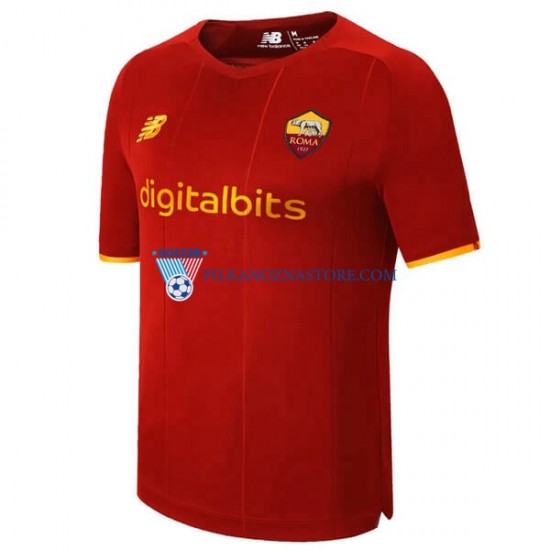 AS Roma Koszulka Męska Domowy 2021-2022 Krótkie Rękawy