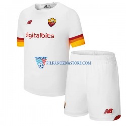 AS Roma dla Dzieci Koszulka Wyjazdowy 2021-2022 Krótkie Rękawy