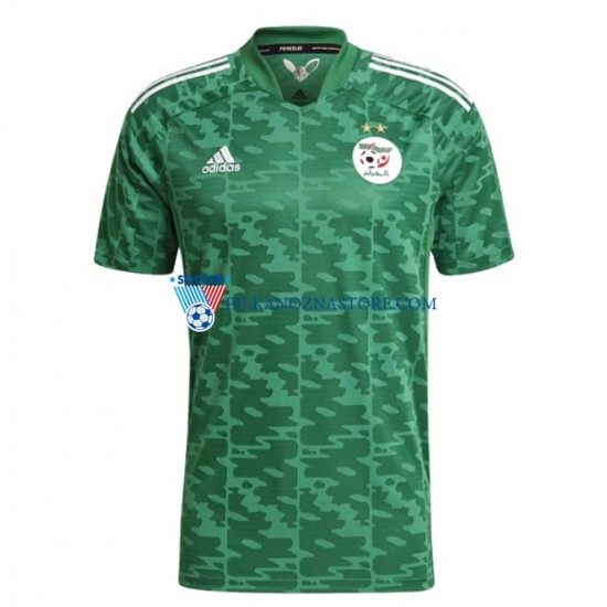 Algieria 2021 Koszulka Męska Domowy Krótkie Rękawy