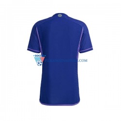 Argentyna Koszulka Męska Wyjazdowy MŚ 2022 Krótkie Rękawy